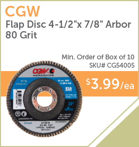 PaulB Wholesale - CG54005 - CGW Flap Disc 4-1/2